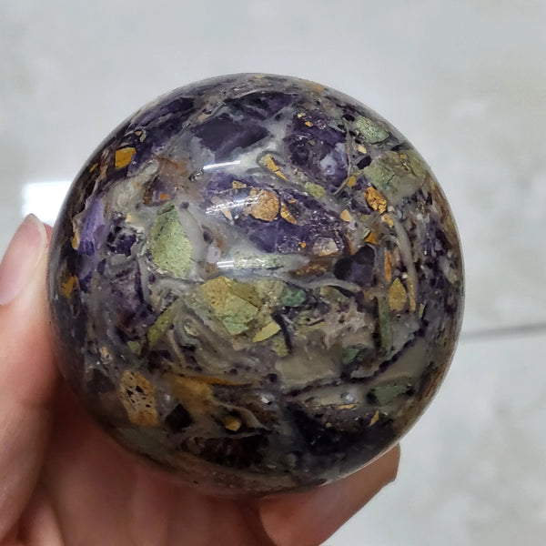 Blue Sugilite Crystal Ball-ToShay.org