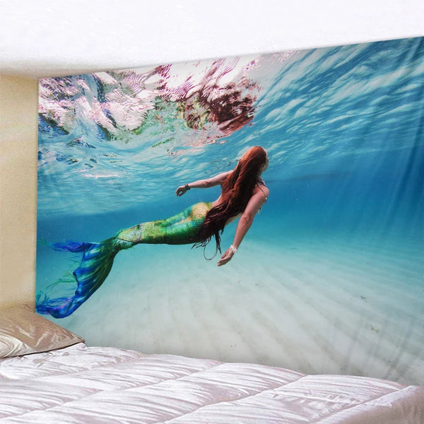 Mermaid Art Tapestry-ToShay.org