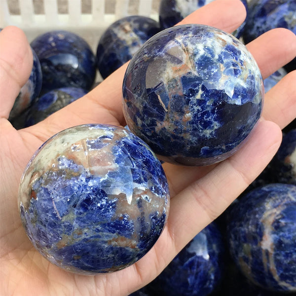 Blue Vein Quartz Ball-ToShay.org