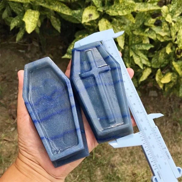 Blue Aventurine Coffin-ToShay.org