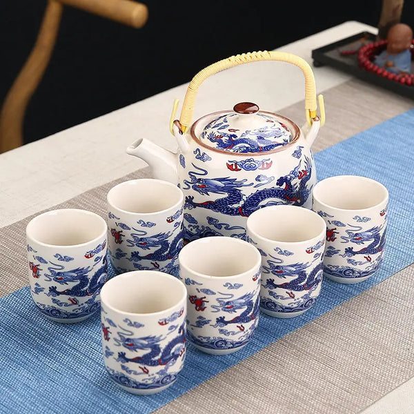 Glazed Ceramic Tea Set-ToShay.org