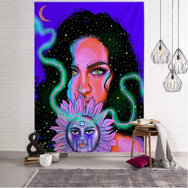 Psychedelic Art Tapestry-ToShay.org