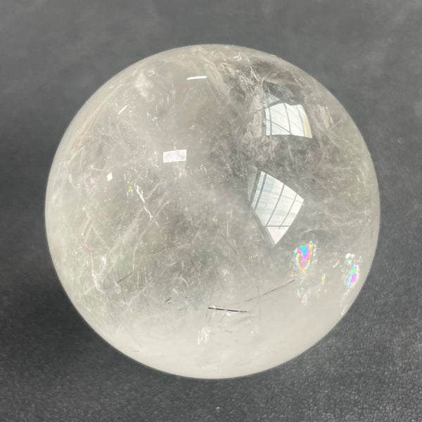 White Rutilated Crystal Ball-ToShay.org