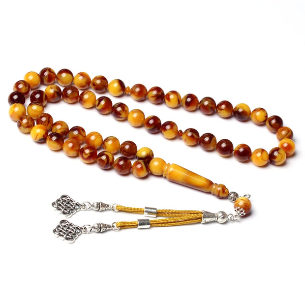 Yellow Amber Prayer Beads-ToShay.org