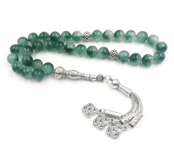 Green Jade Prayer Beads-ToShay.org