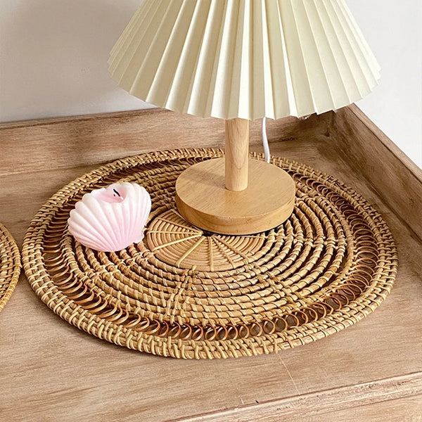 Wicker Woven Plate-ToShay.org