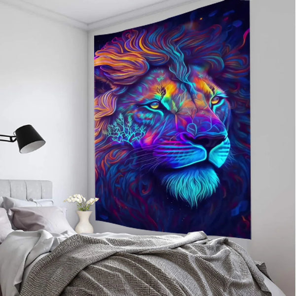 Psychedelic Animal Tapestry-ToShay.org