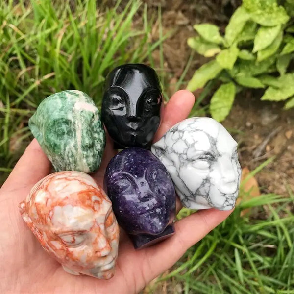 Mixed Crystal Alien Skull-ToShay.org