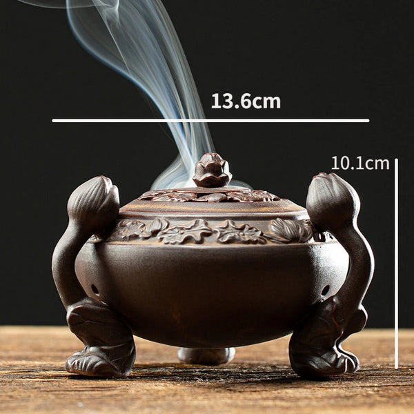 Pixiu Pan Incense Furnace-ToShay.org