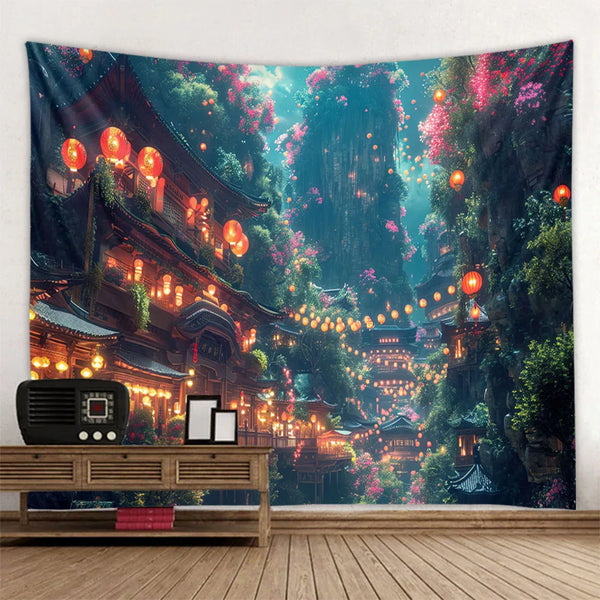 Fantasy Landscape Tapestry-ToShay.org