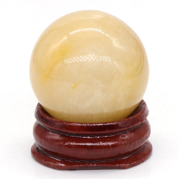 Yellow Jade Stone Balls-ToShay.org