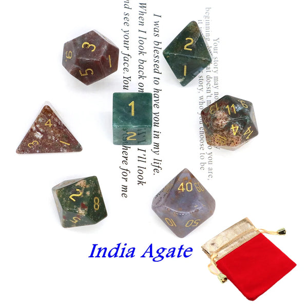 Crystal Platonic Solid Dice-ToShay.org