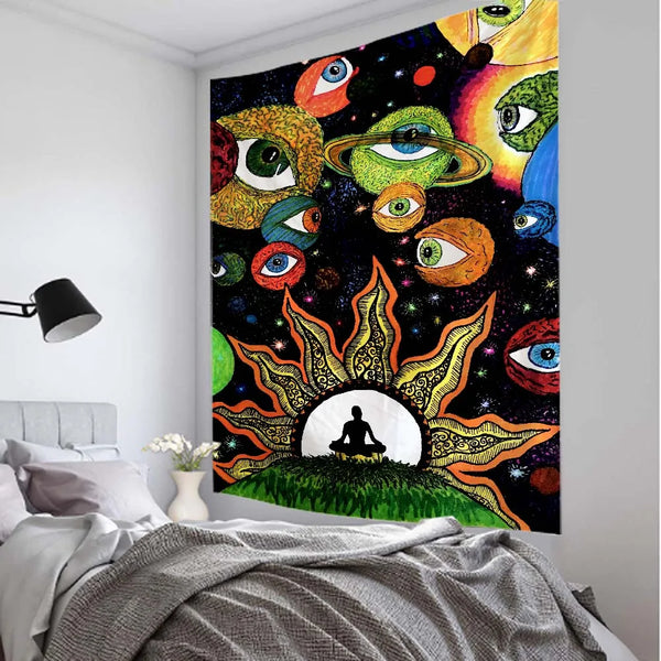 Psychedelic Art Tapestry-ToShay.org