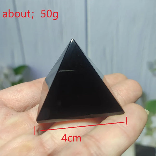 Black Obsidian Pyramid-ToShay.org