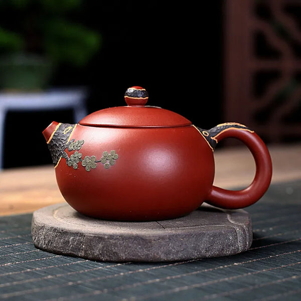 Plum Blossom Clay Tea Pot-ToShay.org