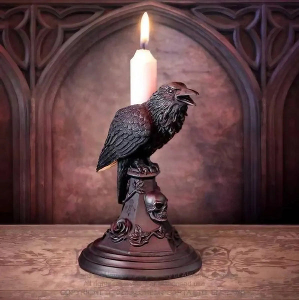 Black Owl Candle Holder-ToShay.org