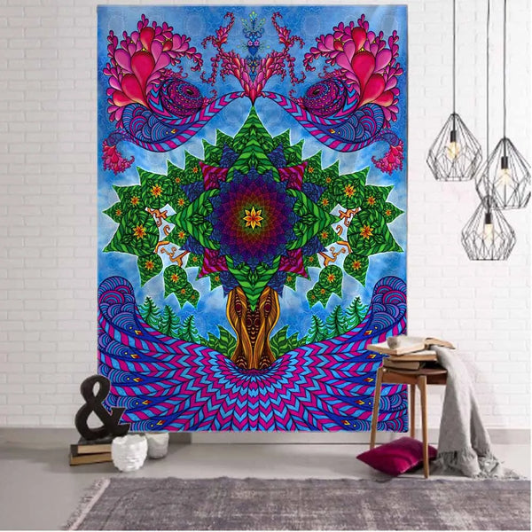 Psychedelic Art Tapestry-ToShay.org