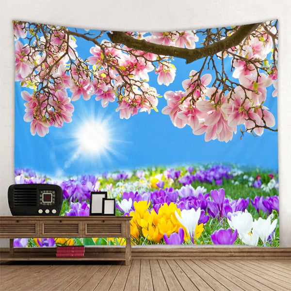 Flower Art Tapestry-ToShay.org