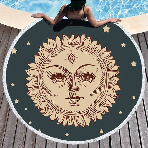 Sun Moon Beach Mat-ToShay.org