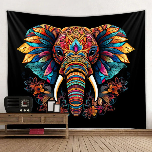 Elephant Art Tapestry-ToShay.org