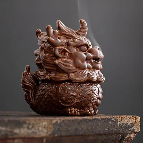 Foo Dragon Incense Holder-ToShay.org