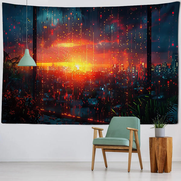 Urban Lights Tapestry-ToShay.org