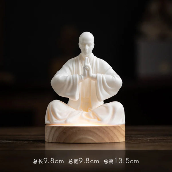 White Porcelain Monk-ToShay.org