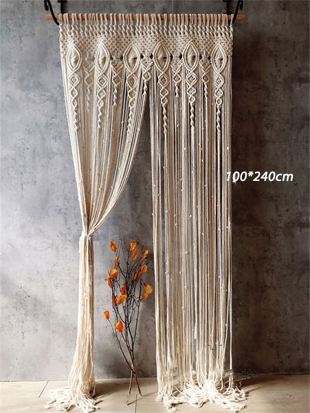 Macrame Curtain Tapestry-ToShay.org