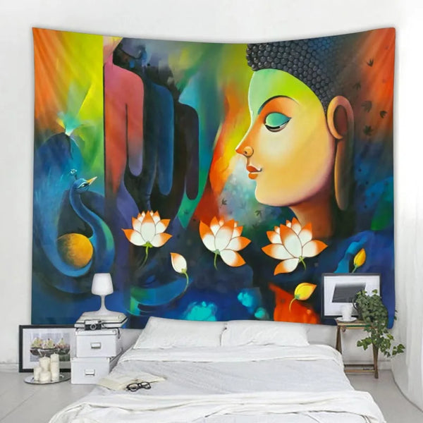 Buddha Art Tapestry-ToShay.org