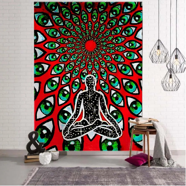 Psychedelic Art Tapestry-ToShay.org