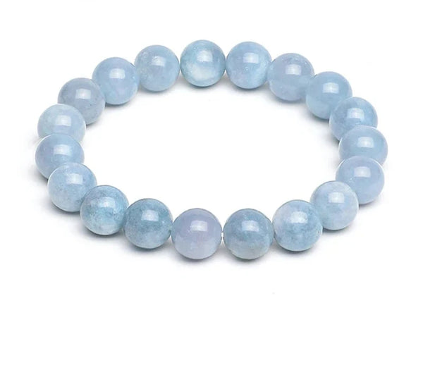 Blue Chalcedony Bead Bracelets-ToShay.org