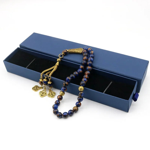 Blue Agate Prayer Beads-ToShay.org