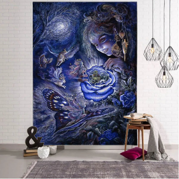 Fantasy Angel Art Tapestry-ToShay.org