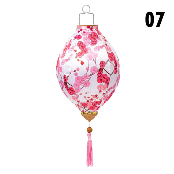 Flower Pattern Silk Lantern-ToShay.org