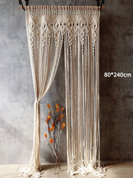 Macrame Door Curtain-ToShay.org