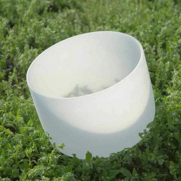 White Frosted Crystal Bowls-ToShay.org