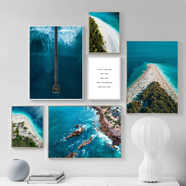 Blue Ocean Wall Art-ToShay.org