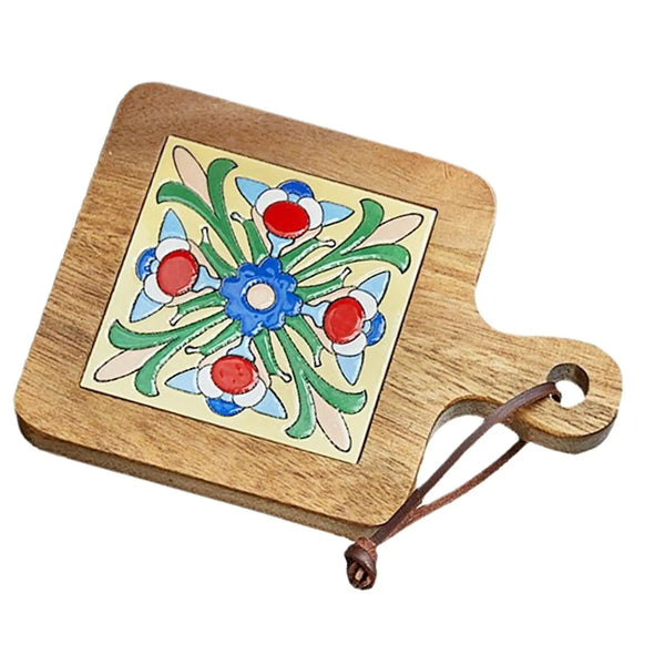 Tile Wood Handle Pot Mat-ToShay.org