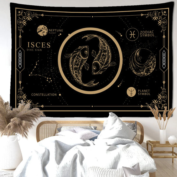 Zodiac Gemini Tapestry-ToShay.org