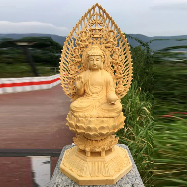 Wood Medicine Amitabha Buddha-ToShay.org