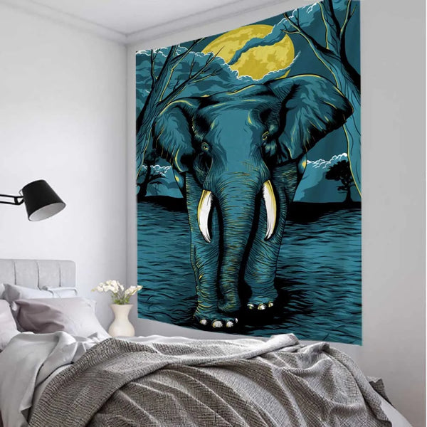 Elephant Art Tapestry-ToShay.org