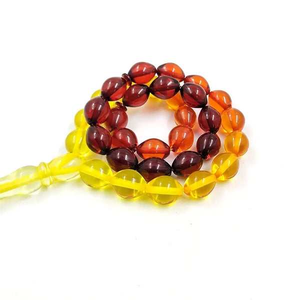 Red Amber Prayer Beads-ToShay.org