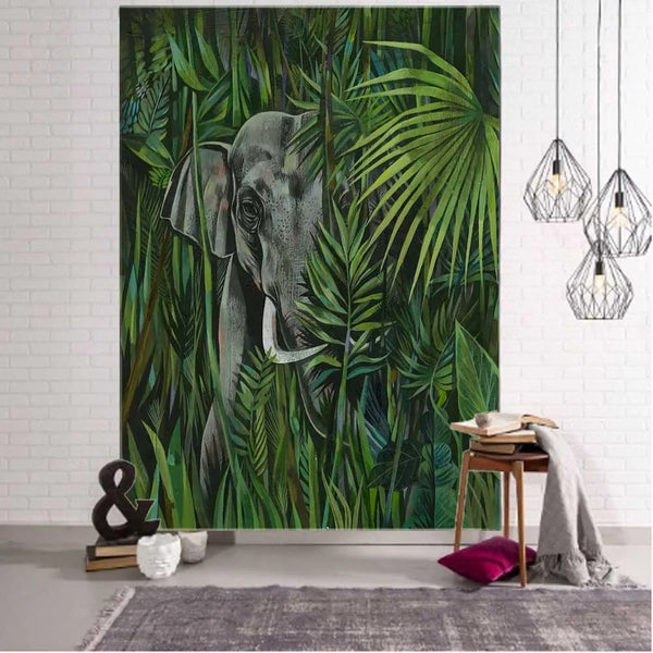 Elephant Art Tapestry-ToShay.org