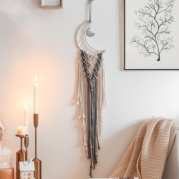 Macrame Moon Wall Hanging-ToShay.org