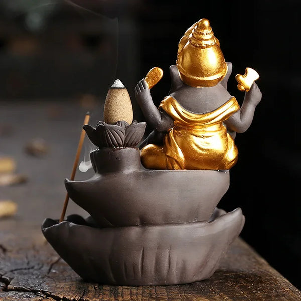 Ganesha Elephant Incense Burner-ToShay.org