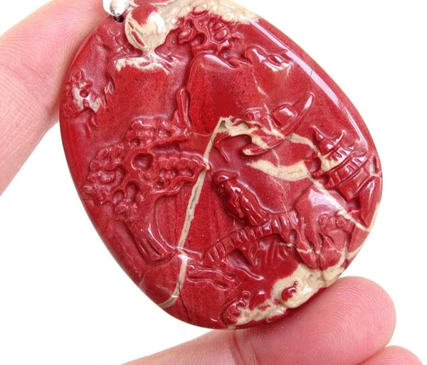 Red Jasper Pendant-ToShay.org