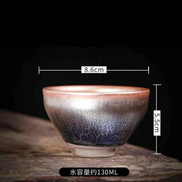 Blue Glaze Ceramic Cups-ToShay.org