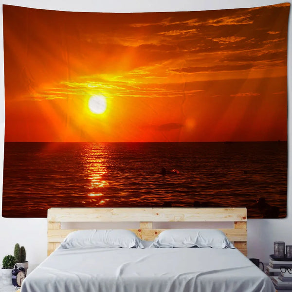 Seaside Sunset Tapestry-ToShay.org