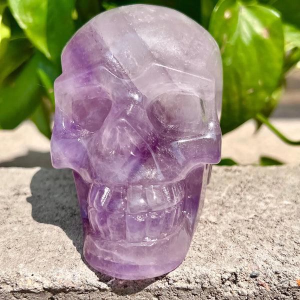 Purple Amethyst Quartz Skull-ToShay.org