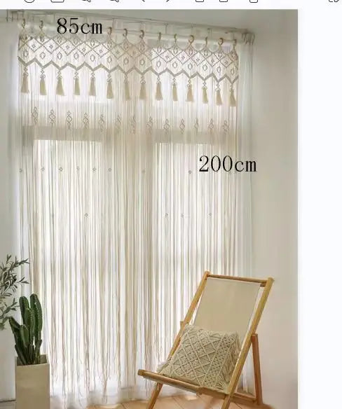 Macrame Door Curtain-ToShay.org